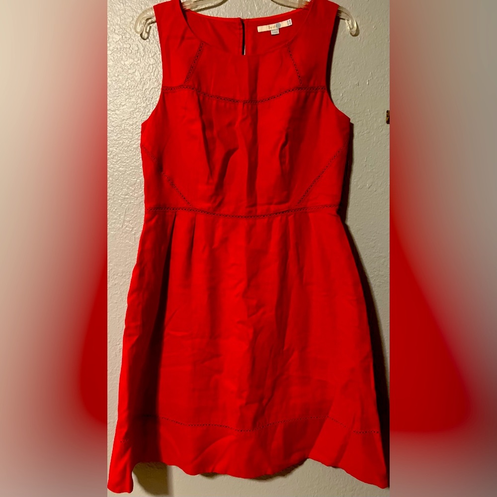 Red Boden Sleeveless Dress